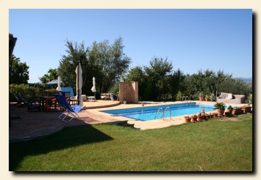 View of the pool<br>Aussicht auf den Pool<br>panorama pool